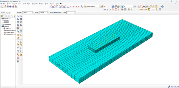 Single-Layer SLM Abaqus Simulation File