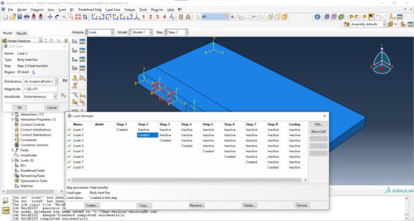 Welding Simulation Abaqus File (No Subroutine Needed)