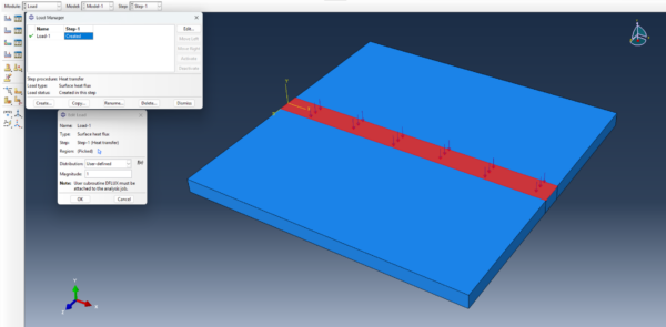 Abaqus DFLUX Welding Simulation Files