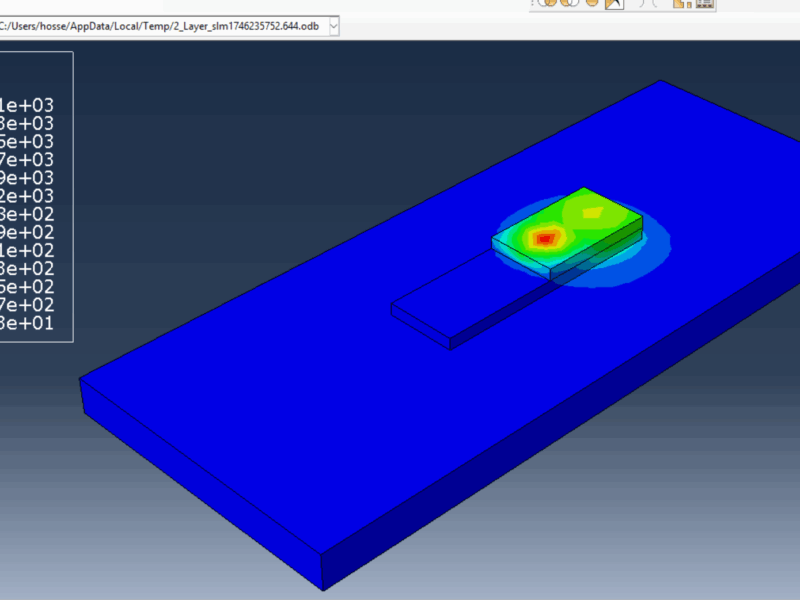 Multilayer SLM Abaqus Simulation File