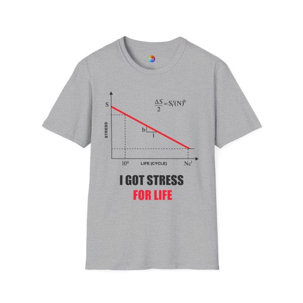 Funny Mechanical Engineering Shirt – Stress for Life T-Shirt, Unisex FEA Tee for Engineers, Students, and Nerd