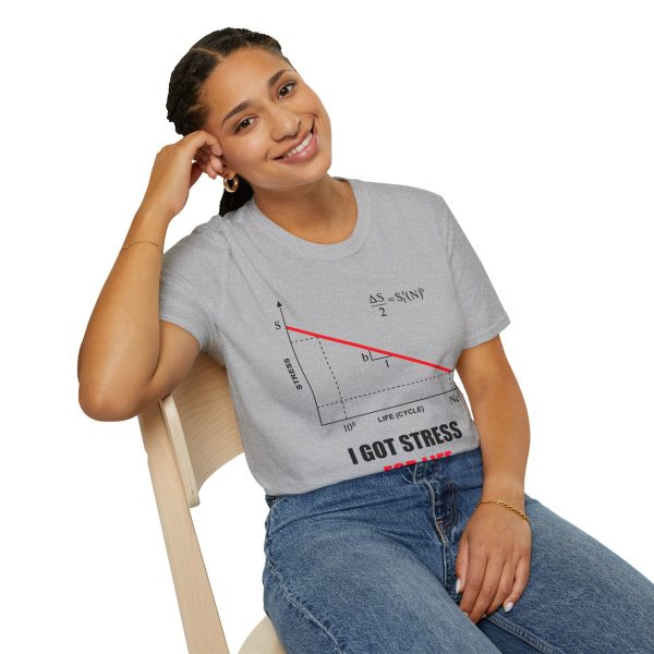 Funny Mechanical Engineering Shirt – Stress for Life T-Shirt, Unisex FEA Tee for Engineers, Students, and Nerd