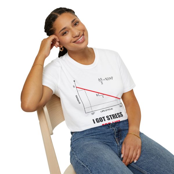 Funny Mechanical Engineering Shirt – Stress for Life T-Shirt, Unisex FEA Tee for Engineers, Students, and Nerd