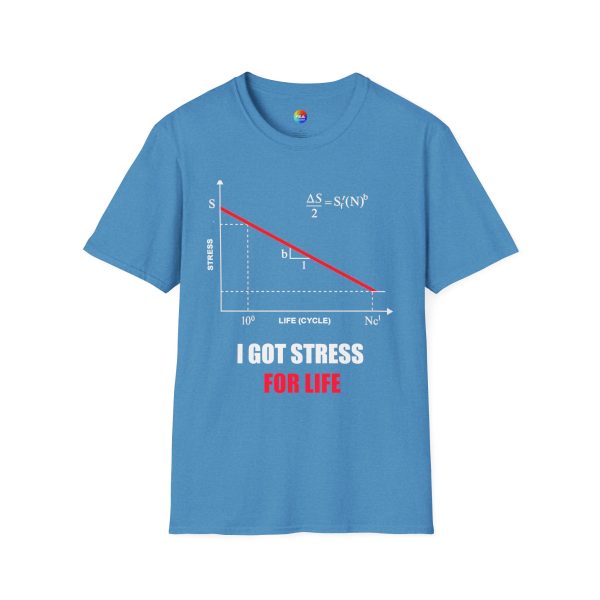 Funny Mechanical Engineering Shirt – Stress for Life T-Shirt, Unisex FEA Tee for Engineers, Students, and Nerd