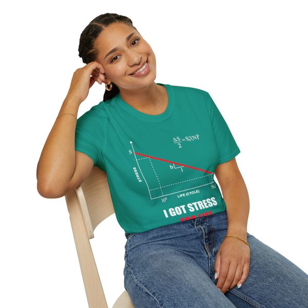 Funny Mechanical Engineering Shirt – Stress for Life T-Shirt, Unisex FEA Tee for Engineers, Students, and Nerd