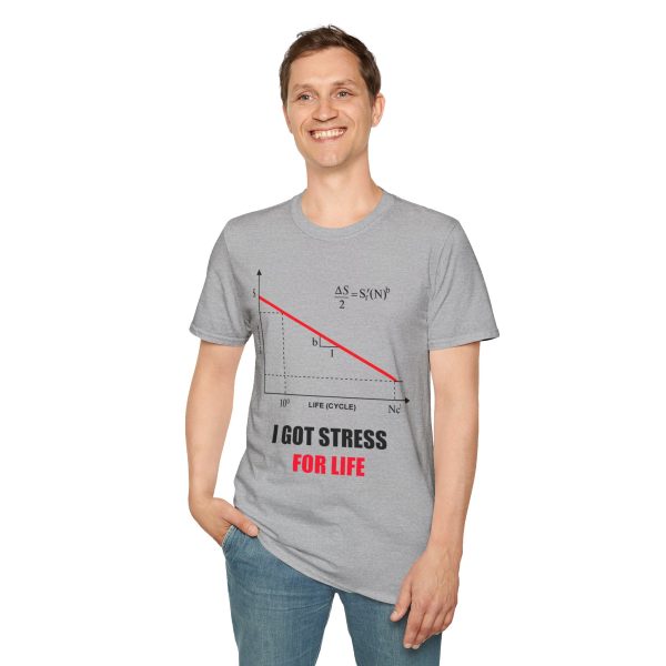 Funny Mechanical Engineering Shirt – Stress for Life T-Shirt, Unisex FEA Tee for Engineers, Students, and Nerd