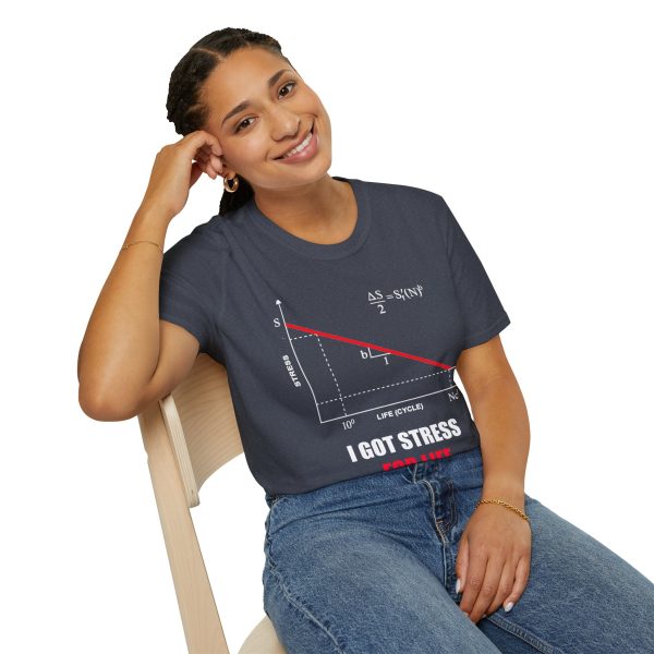 Funny Mechanical Engineering Shirt – Stress for Life T-Shirt, Unisex FEA Tee for Engineers, Students, and Nerd