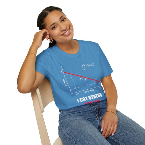Funny Mechanical Engineering Shirt – Stress for Life T-Shirt, Unisex FEA Tee for Engineers, Students, and Nerd