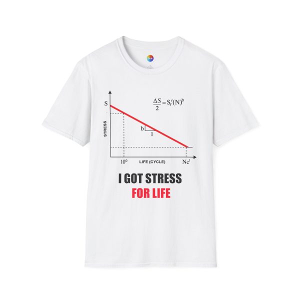 Funny Mechanical Engineering Shirt – Stress for Life T-Shirt, Unisex FEA Tee for Engineers, Students, and Nerd