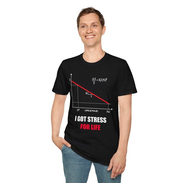 Funny Mechanical Engineering Shirt – Stress for Life T-Shirt, Unisex FEA Tee for Engineers, Students, and Nerd