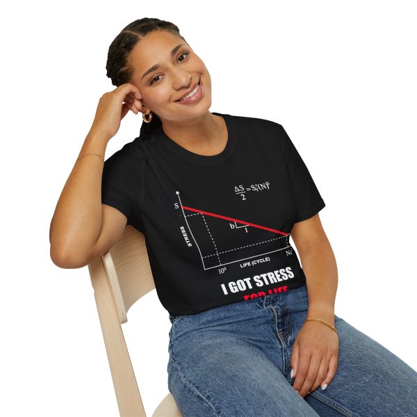 Funny Mechanical Engineering Shirt – Stress for Life T-Shirt, Unisex FEA Tee for Engineers, Students, and Nerd