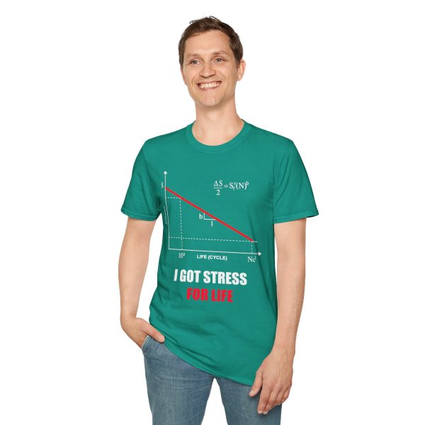 Funny Mechanical Engineering Shirt – Stress for Life T-Shirt, Unisex FEA Tee for Engineers, Students, and Nerd