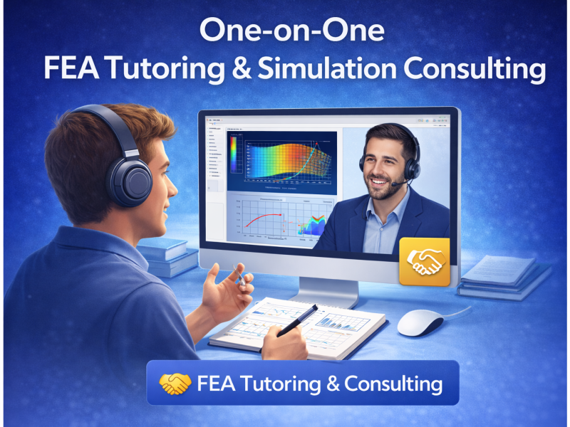 One-on-One FEA Tutoring & Simulation Consulting