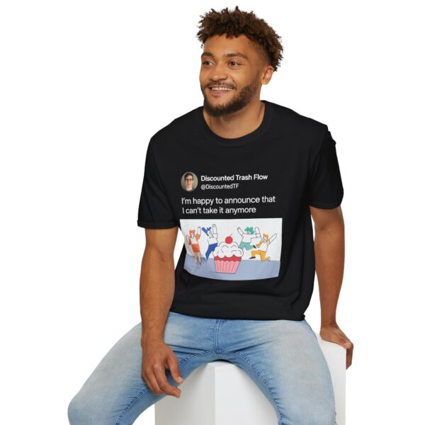 10272109183789949408_2048.jpeg Funny LinkedIn Shirt – “I’m Happy to Announce I Can’t Take It Anymore” | Corporate Burnout Meme Tee