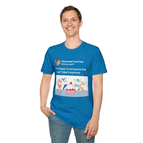 11140159356326750929_2048.jpeg Funny LinkedIn Shirt – “I’m Happy to Announce I Can’t Take It Anymore” | Corporate Burnout Meme Tee