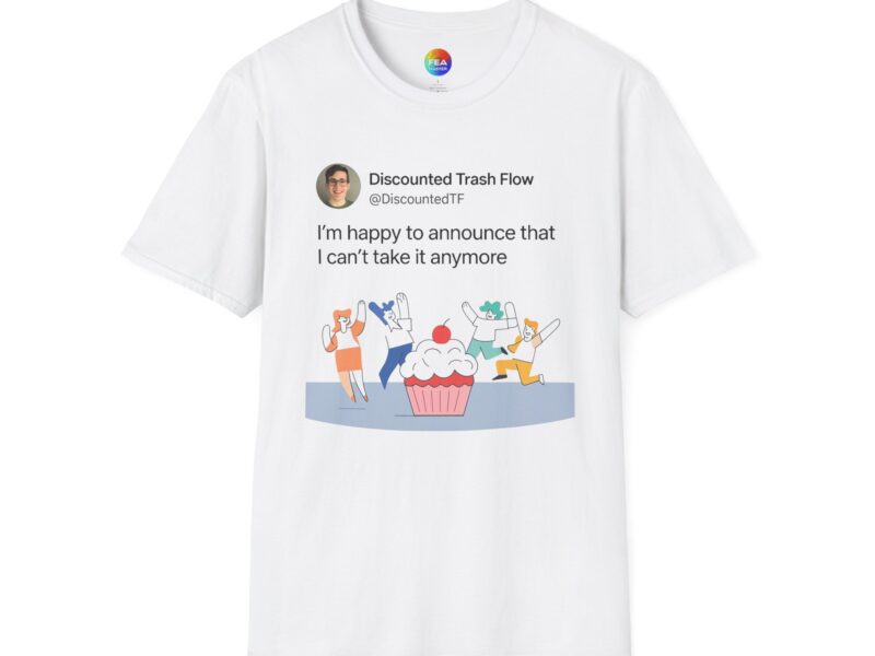 18069495354839902722_2048.jpeg Funny LinkedIn Shirt – “I’m Happy to Announce I Can’t Take It Anymore” | Corporate Burnout Meme Tee
