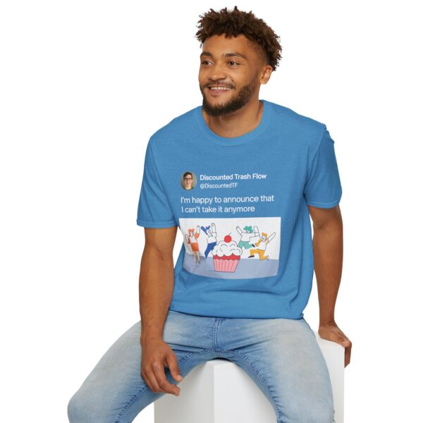 6859695049890573566_2048.jpeg Funny LinkedIn Shirt – “I’m Happy to Announce I Can’t Take It Anymore” | Corporate Burnout Meme Tee