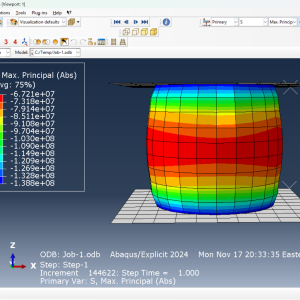 Abaqus Compression Test Simulation Files