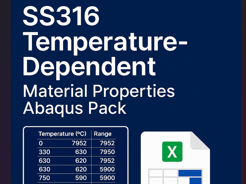 SS316 Material Properties Abaqus1 SS316 Material Properties Abaqus