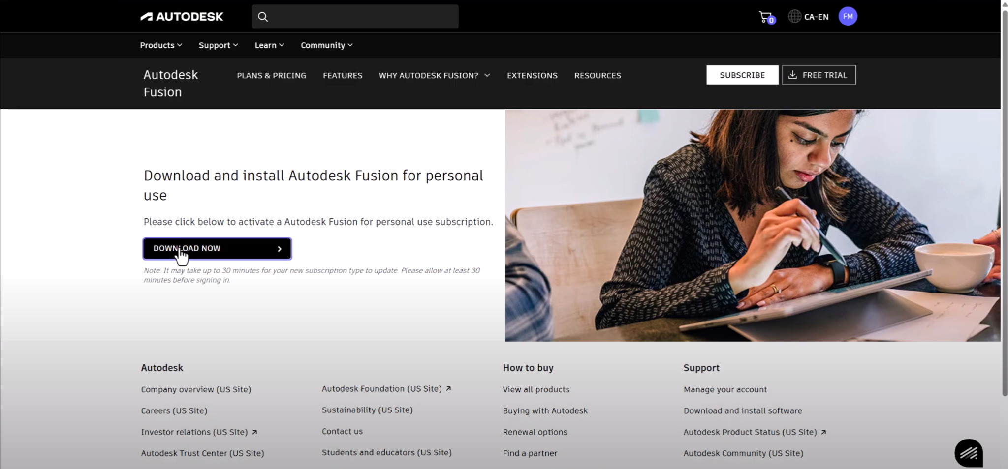 Fusion 360 Download and Install Guide (Free Personal Version Step-by-Step)