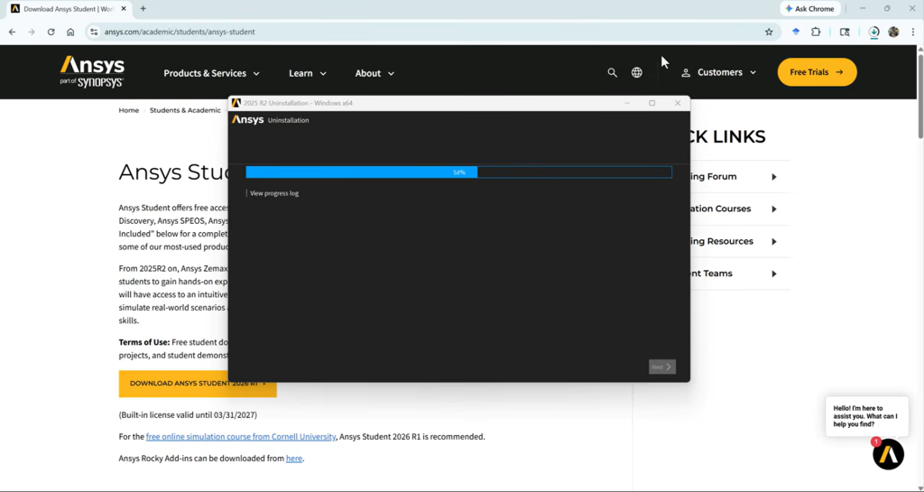 ANSYS Student 2026 Installation